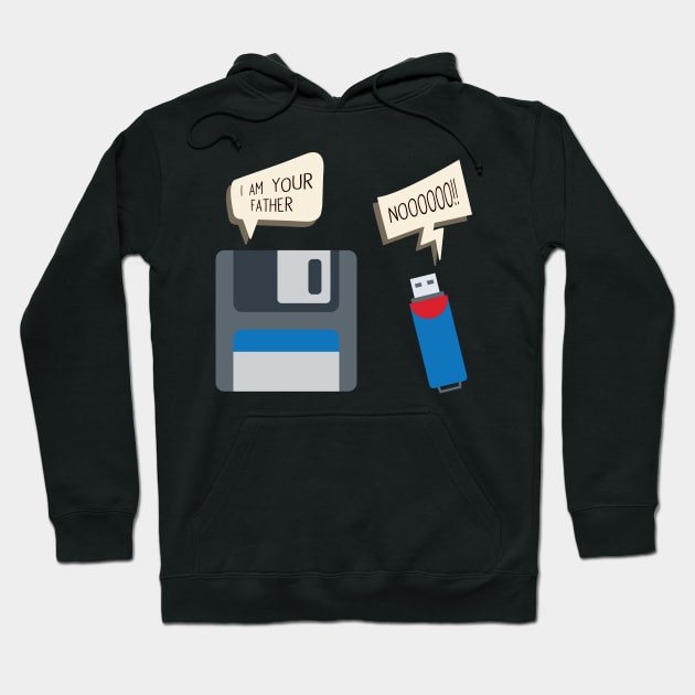 'I Am Your Father' Funny Computer Geek Hoodie by ourwackyhome